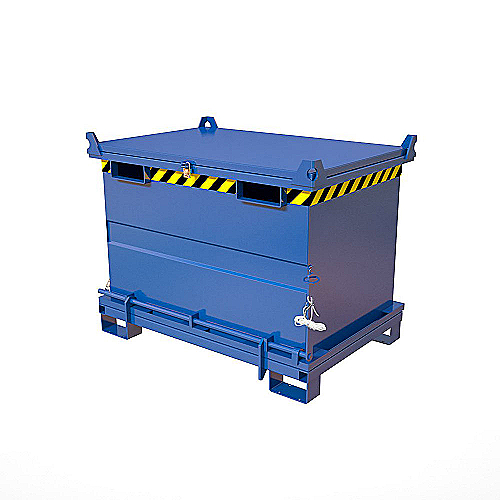 Klappbodencontainer mit Deckel - 500 L VBB ECO