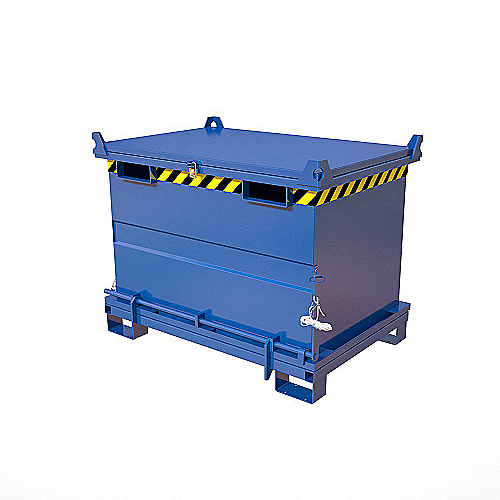 Klappbodencontainer mit Deckel - 750 L VBB ECO