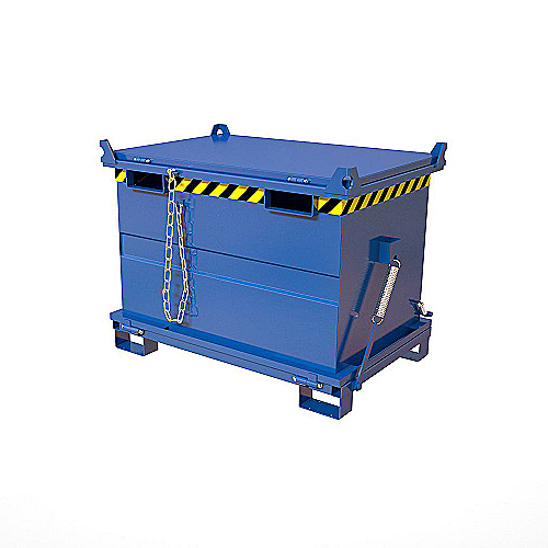 Klappbodencontainer mit Deckel - 750 L VBB ECO - 0