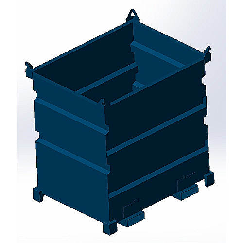 Drehbarer Container - 500 L VTR - 40
