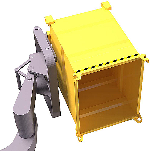 Drehbarer Container - 500 L VTR - 0