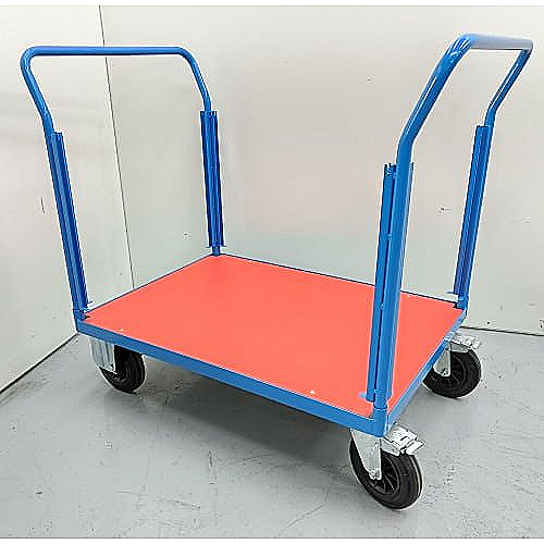 Transportplattform 1.000 x 700, feste Räder, Tragfähigkeit 500 kg - 0