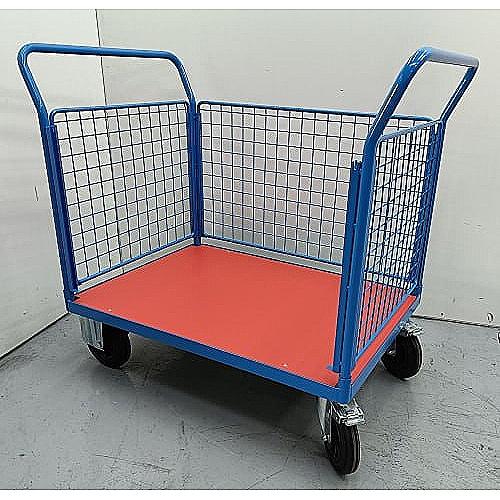 Transportplattform 1.000 x 700, feste Räder, Tragfähigkeit 500 kg - 0