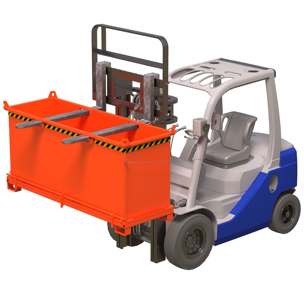 Behälter mit klappbarem Boden - 1300 L VBB ECO