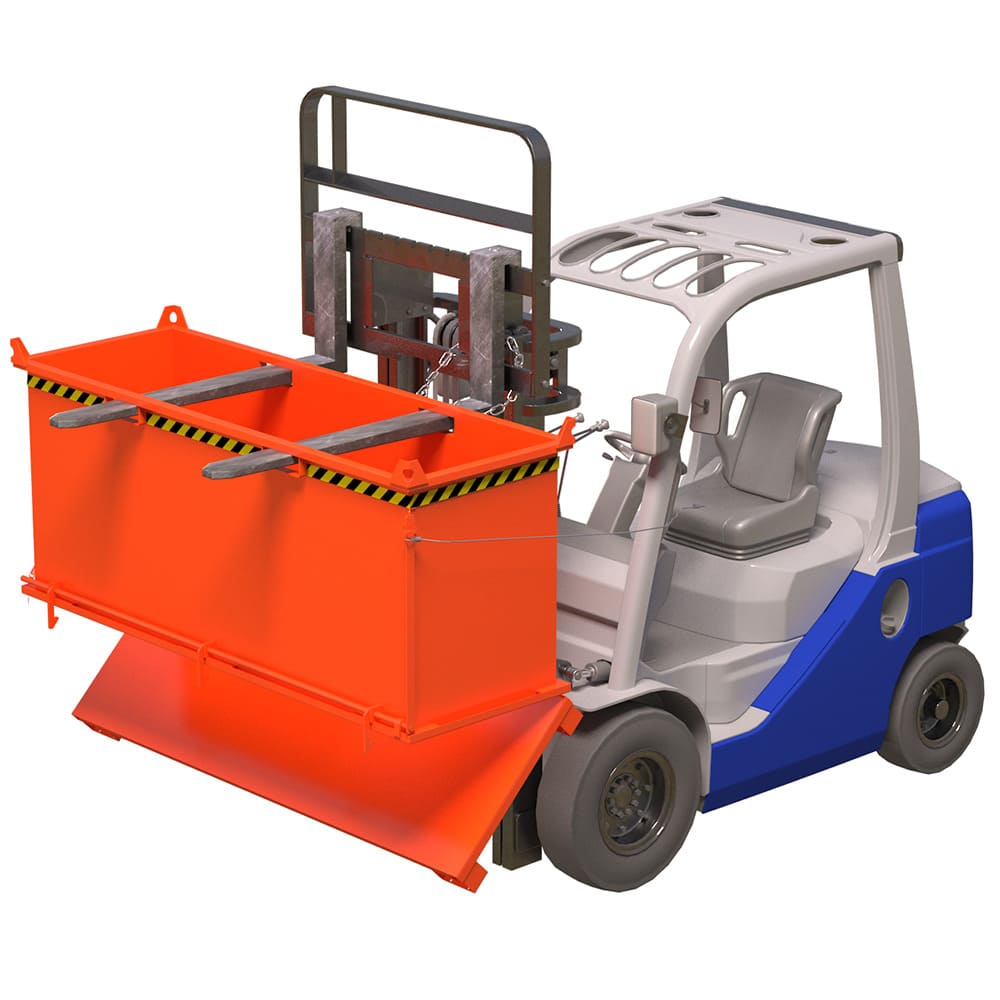 Behälter mit klappbarem Boden - 1300 L VBB ECO